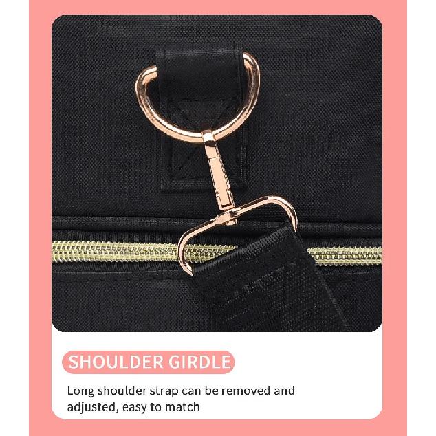 3 Layer Nail Polish Storage Bag Cosmetic Bag Portable Handbag for Women Travel Essential Oil Bag Nail Care Tool Storage Box