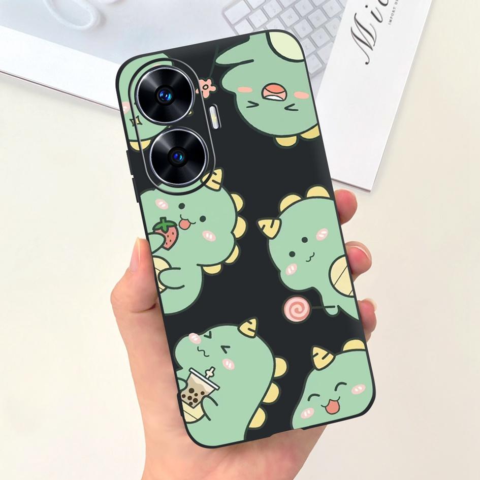 Чехол для Funda OPPO Realme C55 Милый Астронавт Coque Мягкий Силиконовый Задний Чехол для Телефона для Realme C55 RMX3710 C 55 Real me C55 Чехол-Карман