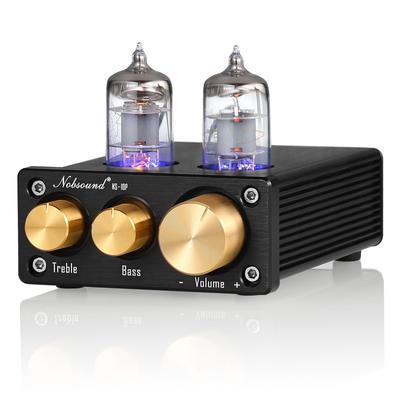 Nobsound Mini AUX Ламповый предусилитель Усилитель для наушников Линейный предусилитель ВЧ Бас NS-10P Hi-Fi
