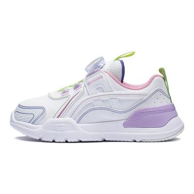Li Ning Удобная амортизирующая износостойкая повседневная обувь Детская обувь Стандарт-белый YKNT004-14