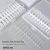 Матовые бесшовные длинные трапециевидные типсы для ногтей - 240 шт. Ультратонкие, половина ногтя