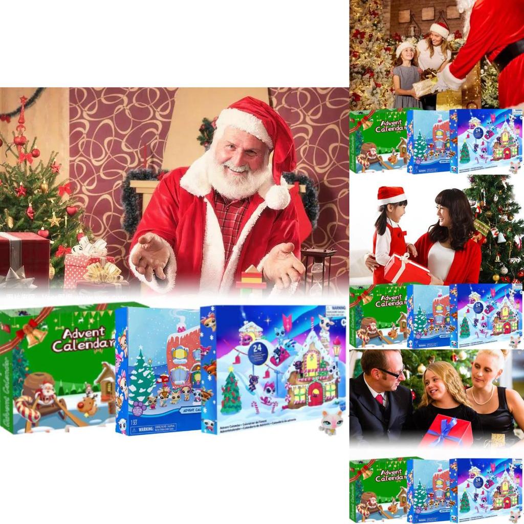 24 дня Рождества Аниме Персонаж Слепая Коробка Адвент-Календарь Идеально подходит для семейного удовольствия