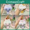 Plush Cat Whimsical Toy With Squeaking Feature In Cheerful Color Variants