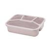 4 Compartments Fork Leak-Proof Microwave Bento Box Lunch Box Adult Lunch Containers Toddler Convenience Small Tools Accessory