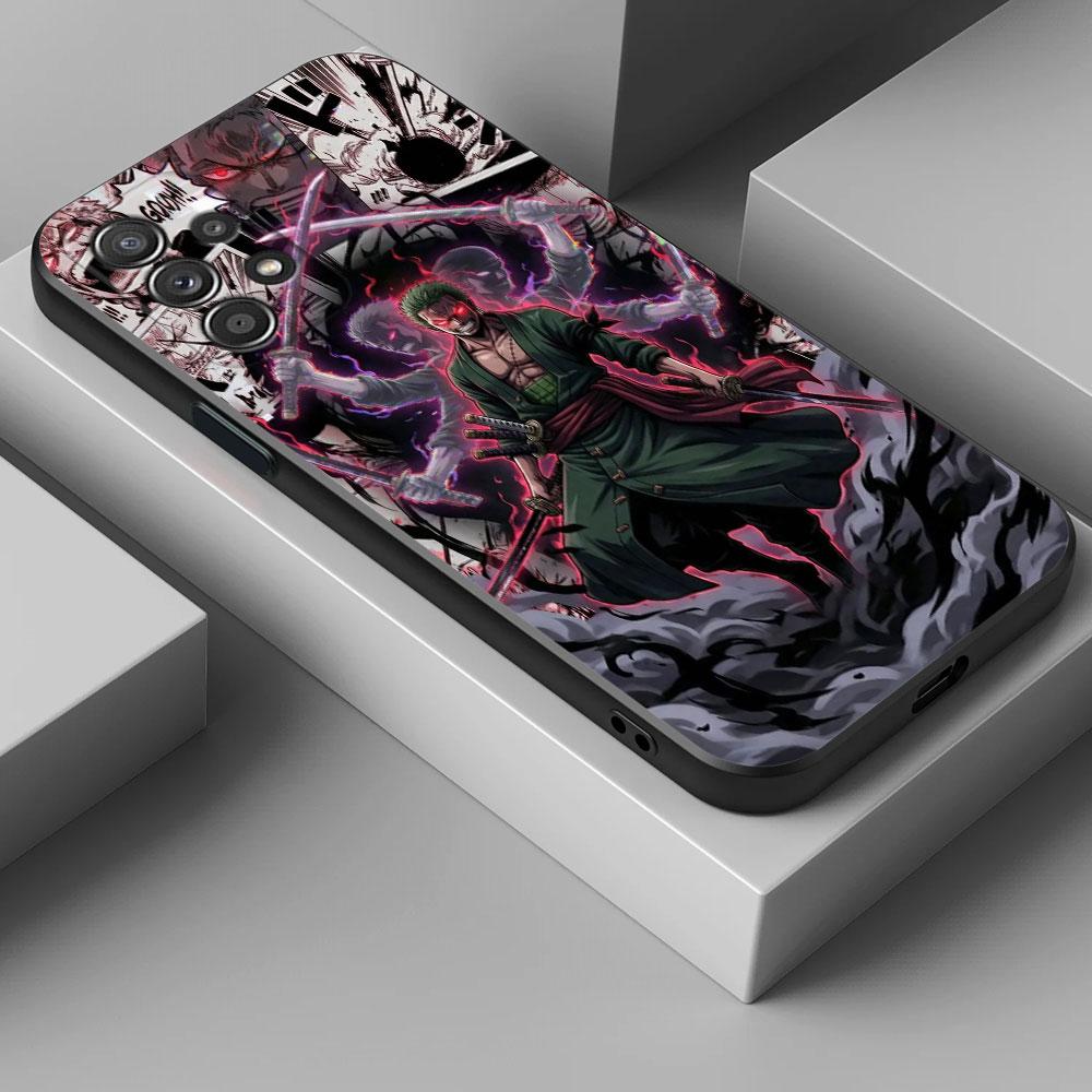 Anime Ones P-Piece Zoro Phone Cover For Samsung Galaxy A56 A57 A37 A55 A36 A26 A17 A07 A35 A34 A53 A54 A52 A73 A72 A32 Back Case