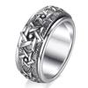 Retro Stars Rotable Ring For Men Jewelry Many Sizes Popular Couple Ring Silver 925 Women Index Finger Accessories