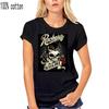 Rockabilly Never Dies - Skull Hipster T-Shirt for Bikers 2023 Summer Men 100% Cotton Basic Style Hip Hop O Neck T Shirts