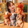 25cm Imitation Cute Squirrel Plush Toys Soft Stuffed Cartoon Animals Dolls Home Decoration For Birthday Gift
