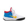 Nike Team Hustle D 10 Flyease Нескользящие Амортизирующие Дышащие Низкие Баскетбольные Кроссовки Детские кроссовки Белый Синий Желтый DV9109-171