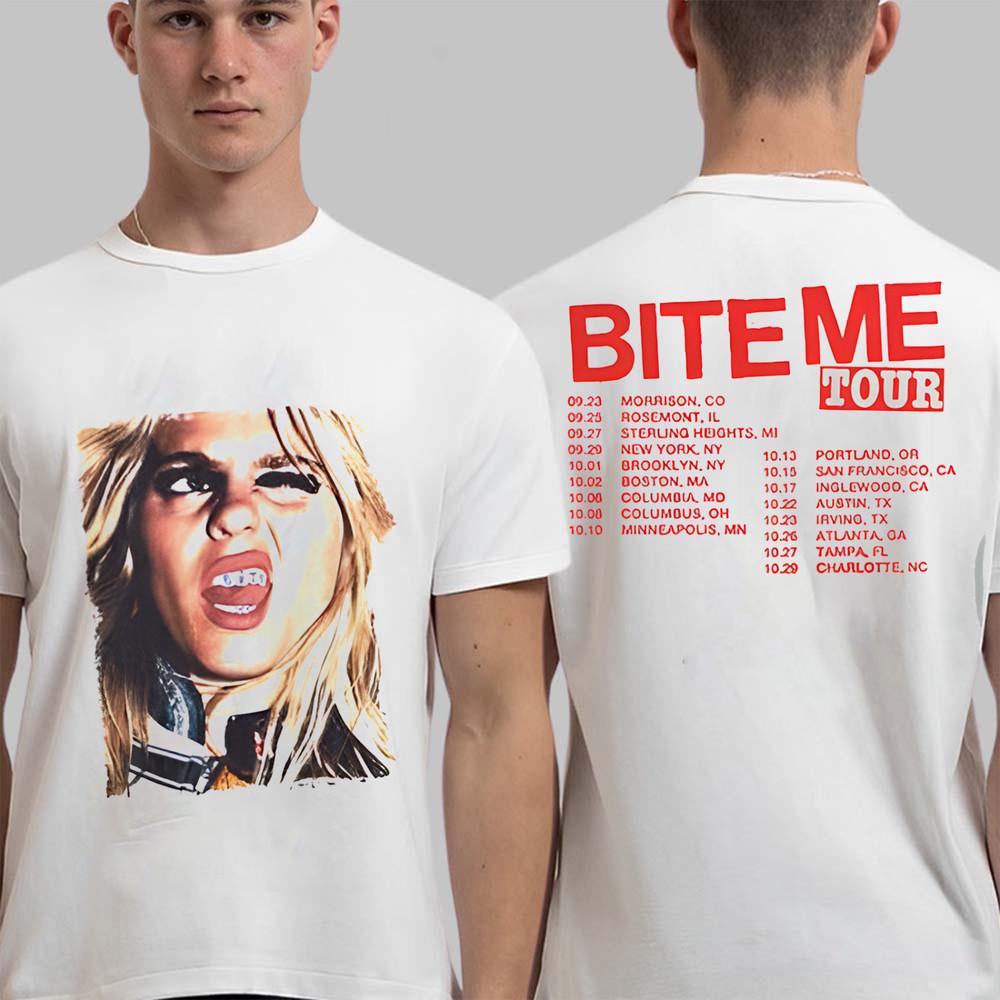 Renee Rapp Bite Me Tour 2025 Мерч Фото Графика Даты Тура Унисекс Футболка