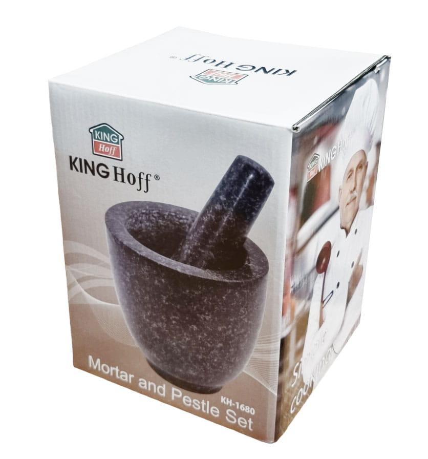 Гранитная ступка 12x12см KINGHOFF KH-1680