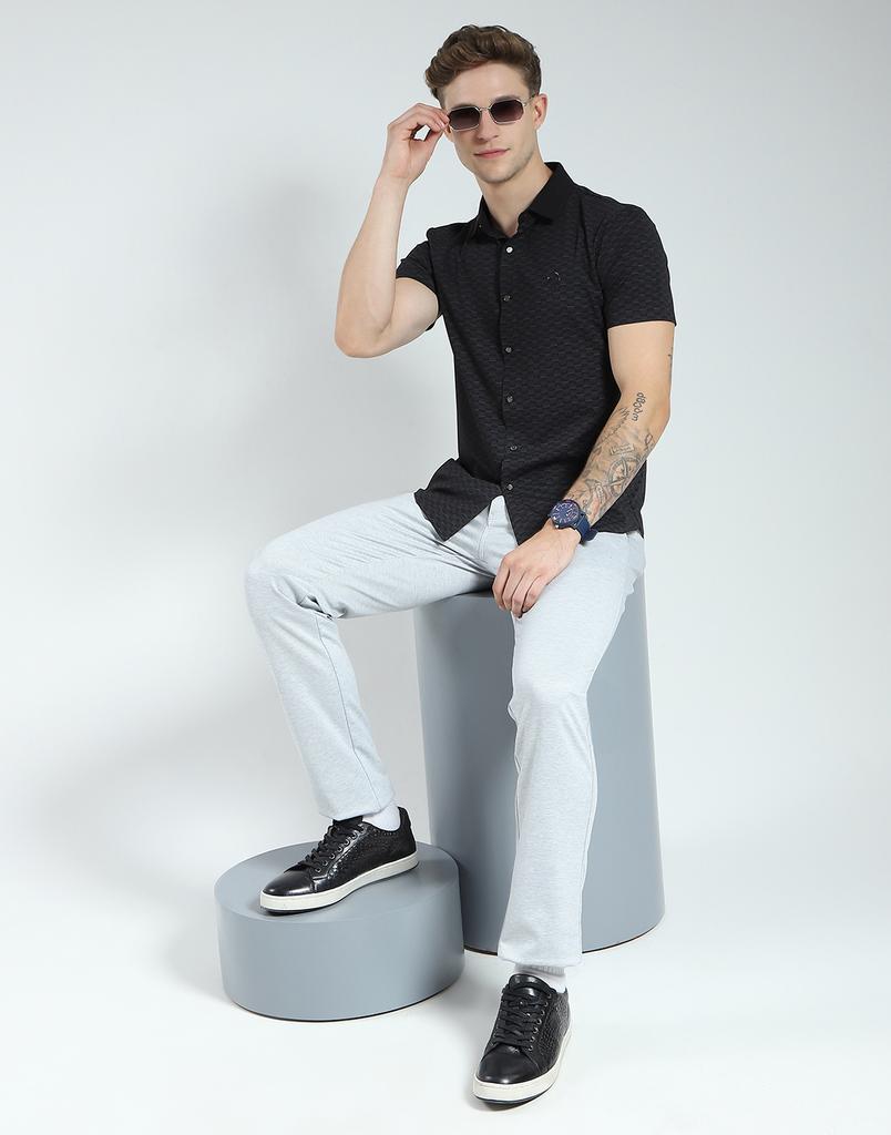 Men's Slim Fit Printed | Half Sleeves | Spread Collar | Front Pocket | Stylish & Casual Shirt for Men