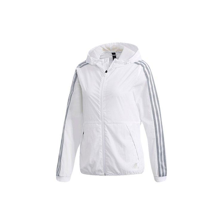 adidas Куртки Женские Белые С Капюшоном Средней Длины DY8641