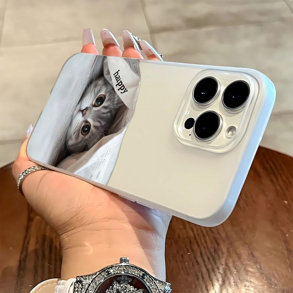 3D Милый зонд Милый кот Силиконовый чехол Для Iphone 16 11 15 Plus 12 14 17 13 Pro Max Прекрасный Чехол для телефона для Детей Девочек