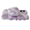 For iPhone 17 Case 3D Heart Plush TPU Winter Warm Soft TPU Phone Cover