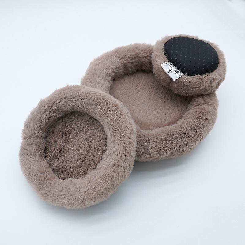 Дышащий круглый матрасик-гнездо для хомяков, шиншилл, сахарных поссумов и декоративных крыс - хлопковый матрасик для глубокого сна для маленьких питомцев