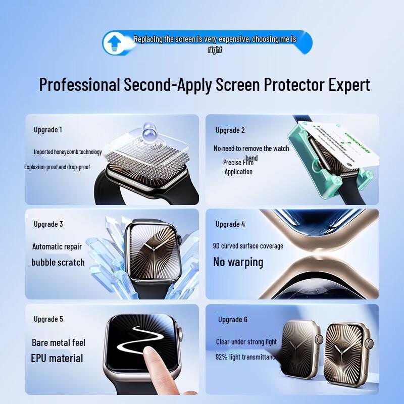 Ugreen Защитная пленка для экрана Apple iWatch Series 10 46мм