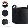 Черный Растения Растениеводство Мешок Овощи Цветы Аэрация Посадка Горшок Контейнер (10 галлонов 28 x 40 см)