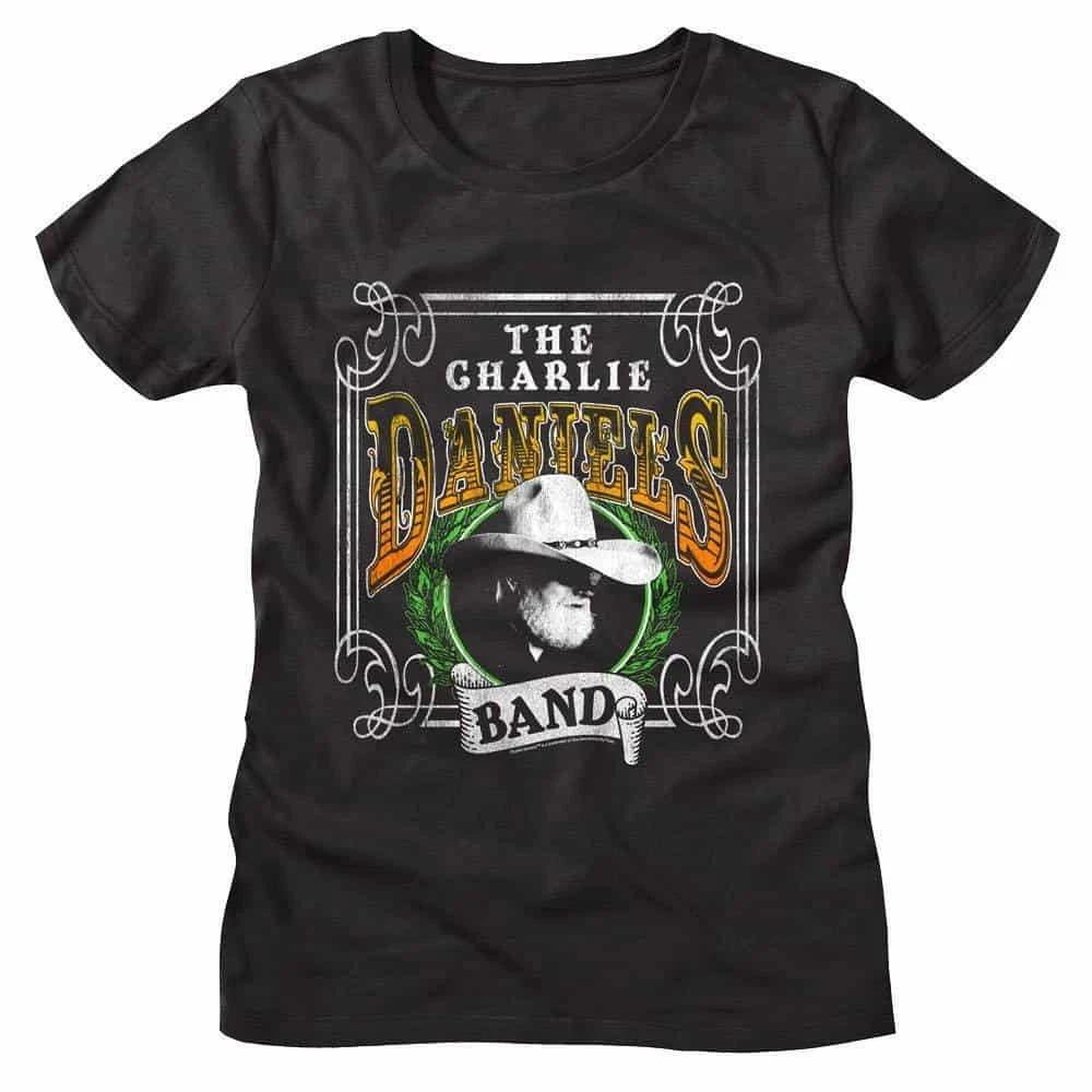 Charlie Daniels Band Leaf Wreath Women's T Shirt