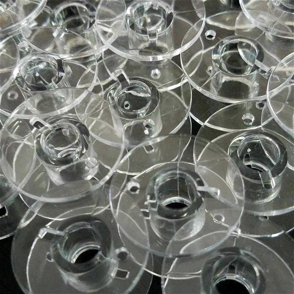 30pcs Style SA156 Transparent Plastic Sewing Machine Bobbins Spool For Brother