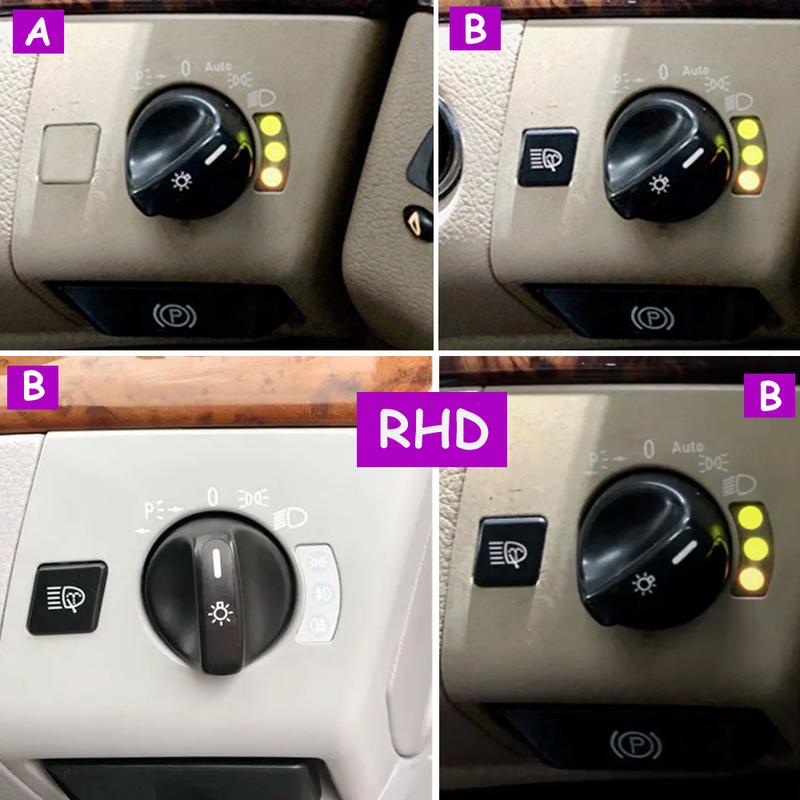 W220 1998-2005 Right Hand Driver Cars Front Dashboard Headlight Switch Control Cover Trim For Mercedes Benz S Class S500 S600