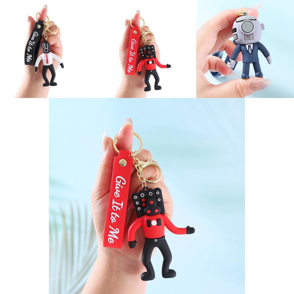Cartoon Music Guy Keychain Perfect For Business/advertising/conference Gifts Pvc Soft Gel Material