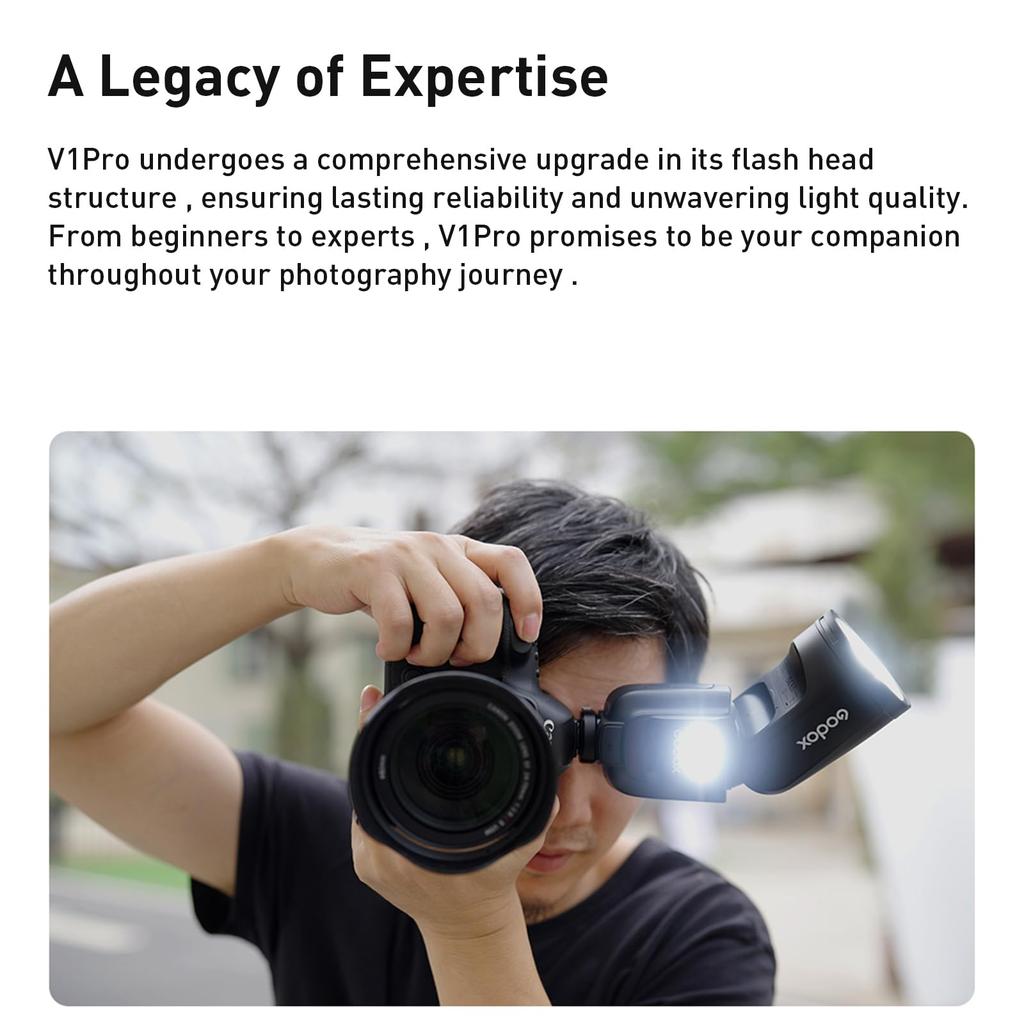 Вспышка Godox V1 pro TTL для камеры Godox HSS 76Ws с круглой головкой Speedlight V1pro-S Sony, обновление V1-S, 2.4G 1/8000s Li-ion