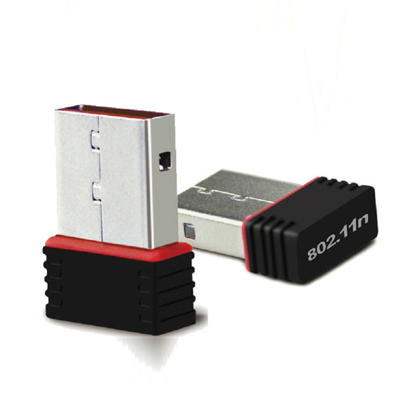 Беспроводная сетевая карта USB 150 Мбит/с - Мини-WiFi приемник 802 MT 8188, красный край