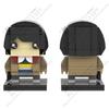 MOOXI Horror TV Figures Demon Brickheaded Building Blocks Models Sets MOC Bricks DIY Assembly Toys Kids Gifts Collection Display