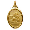 Les Trésors De Lily [L3927] - Gold Plated 'Little Angel' Pendant - 18x14 Mm