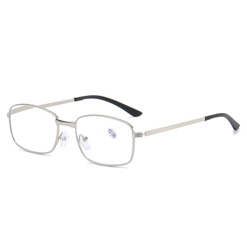 HH8005 Metal Frame Full-rim Designer Male Female Unisex Anti Blue Light Custom logo Reading Glasses