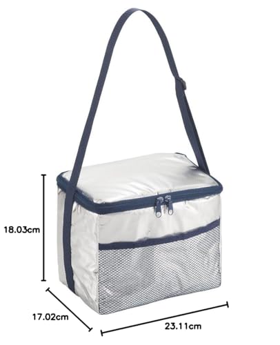 BUNDOK Soft Aluminum Cooler, 5L, BD-732, Lightweight, Insulated Cooler Bag