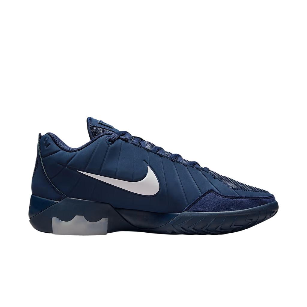 Nike Баскетбольные кроссовки LeBron Witness 9 для больших детей Синтетический верх Промежуточная подошва ReactX Резиновая подошва Темно-синий GS II7521-400
