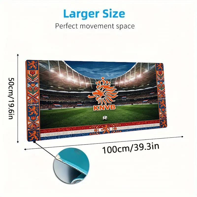 KNVB Color Mouse Pad Large Gaming Table Cushion Non-slip Laptop Tablet Big Mousepad XXL Mat Mini PC Playmat With Lock edge