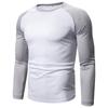 New Casual Fashion Streetwear Long Sleeve T-shirt Men Woman Fitness Raglan Sleeves Tee Shirt Male Tops Spring Autumn Clothing