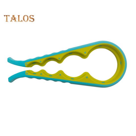 Открывалка для бутылок, колпачок-твистер, открывалка для банок «четыре в одном», противоскользящая ручка, легко откручивающиеся крышки, многоцветный кухонный гаджет