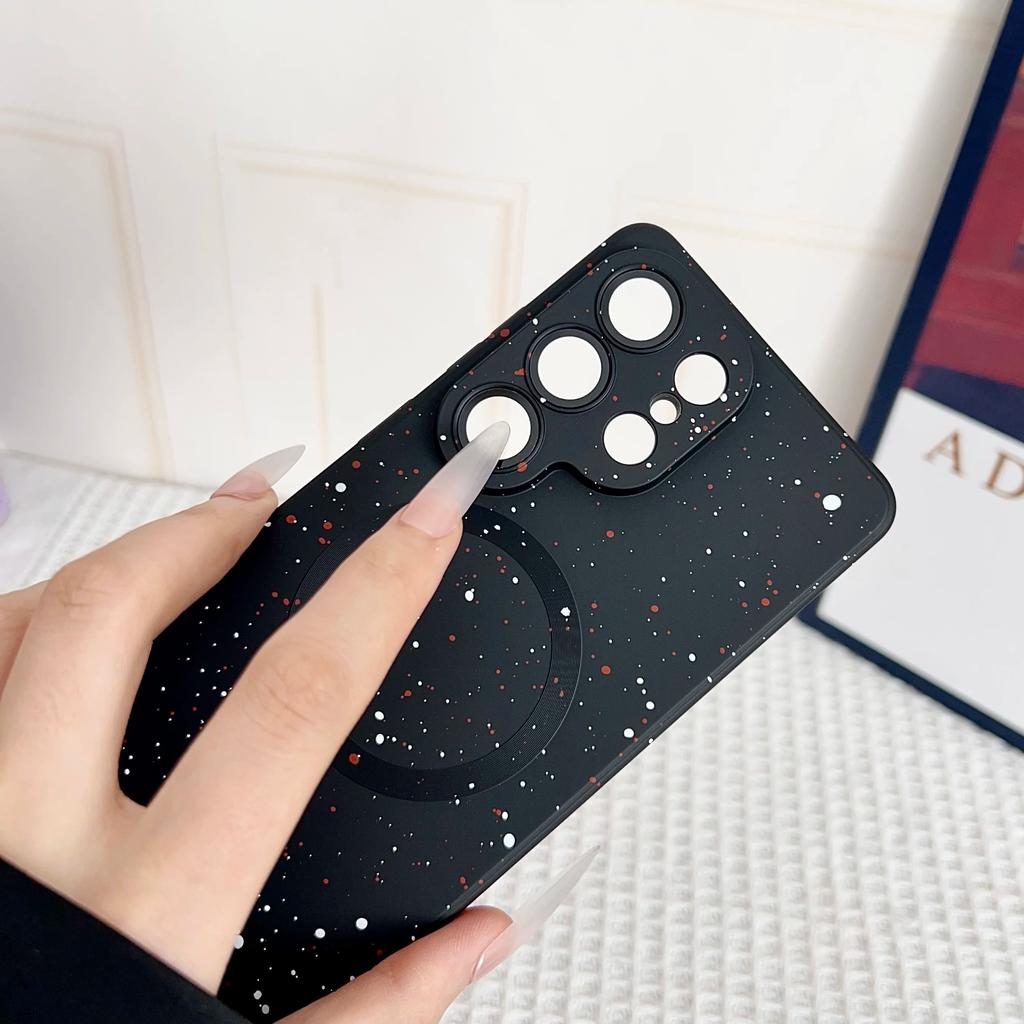 Silicone Magnetic Case For Samsung Galaxy S26 Edge S25 S24 S23 S22 S21 Ultra Plus A17 A56 A36 A26 A16 For Magsafe Cover