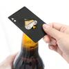 2pcs Beer Starter Spade A Credit Card Bottle Opener Creative Playing Card Shape Stainless Steel Home Tools Bottle Starter