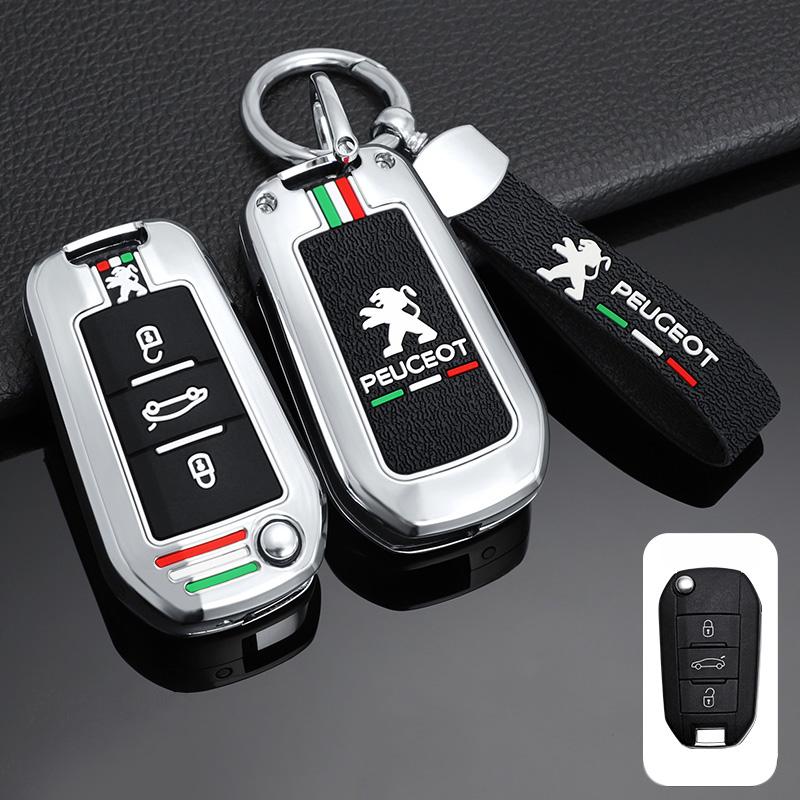 Car Key Case Cover Shell Protector For Peugeot 107 206 208 306 307 308 408 508 2008 3008 4008 5008 RCZ Auto Interior Accessories