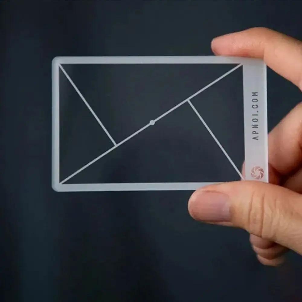 Viewfinder Ruler Golden Ratio Ruler Acrylic Fibonacci Composition View Finder Photography Painting Art Tool Multifunction Ruler