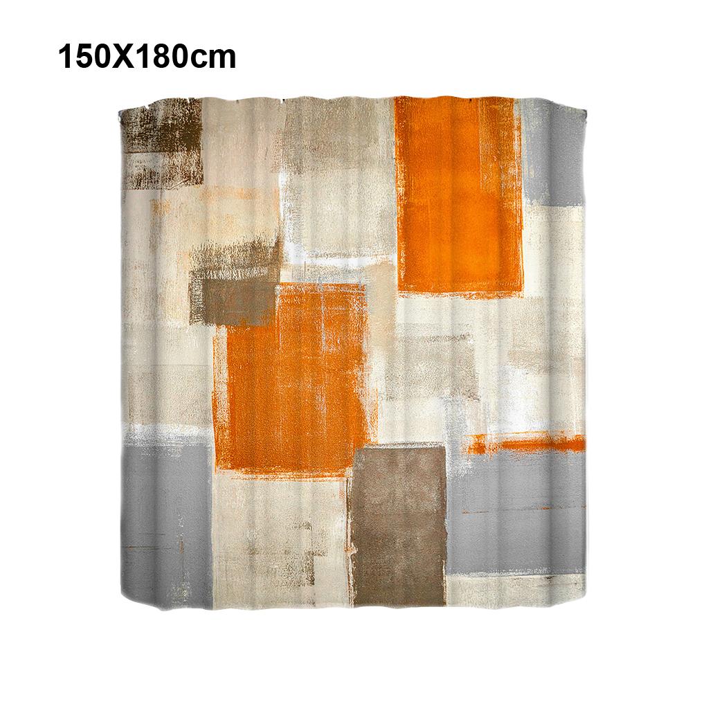 Комплект абстрактных занавесок для душа - водонепроницаемый и устойчивый к плесени декор для ванной комнаты абстрактный водонепроницаемый