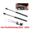 2x Car Front Engine Hood Bonnet Cover Spring Shock Gas Struts Lift Supports Props Rods For Ford Mustang 2015 - 2019