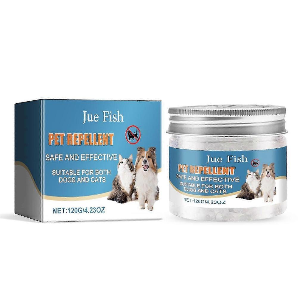 Jue-Fish Pet Repellent Solution for Cats & Dogs - Deters Biting, Urinating on Beds & Restricts Access to Certain Areas