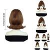 Cos Female Costume Wig With Slanted Bangs And Vintage Flipped Ends Made Of Hightemp Silk For Cosplay