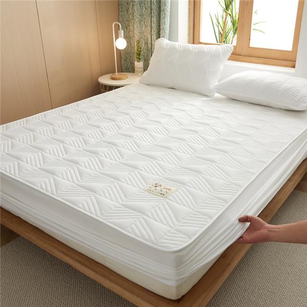 Bedding Set Bed Fitted Sheet Soft Protector Cover Thicken Cotton Mattress Cover Double Bed Pad Bedcover Mattress (No Pillowcases)