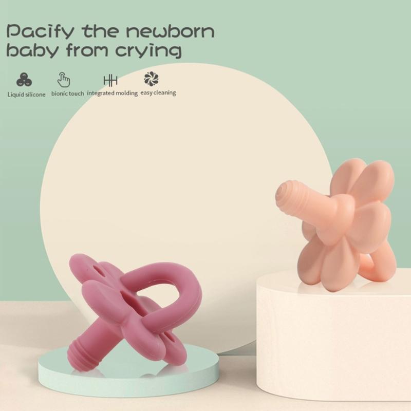 Соска-пустышка для новорожденных, гибкая, мягкая, без бисфенола-А, безопасная силиконовая пустышка-прорезыватель.