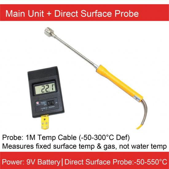 TM902C K-Type Thermocouple Thermometer Industrial Digital Display Temperature Meter High Temp Gauge for Oil Water Dyeing