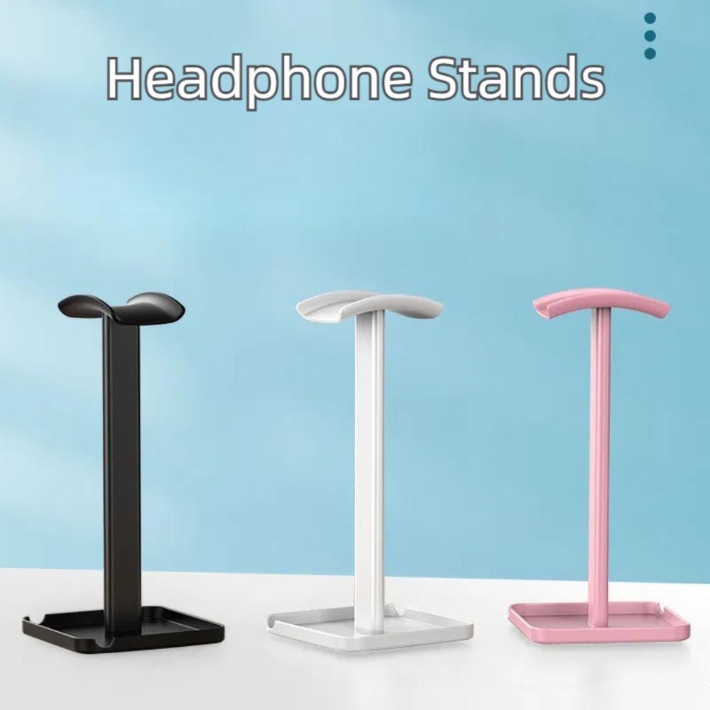 With Storage Tray Over Ear Headset Stand Detachable Earphone Display Rack  Space Saving