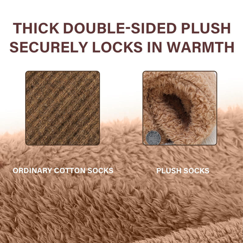 Пушистые высокие носки Тедди Ноги Прижимающиеся Длинные Лапки Пушистые Леггинсы Тапочки выше колена Мохнатые Чулки Носки-поло
