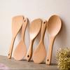 3 Types Wooden Rice Paddle Spoon High Quality Rice Scoop Sushi Rice Paddle Tableware Spoon Dinnerware Kitchen Gadgets Tool